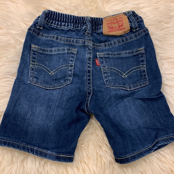 Levi’s Red Tab Ripped Jean Blue Shorts Toddler in Size 24M - Picture 5 of 5